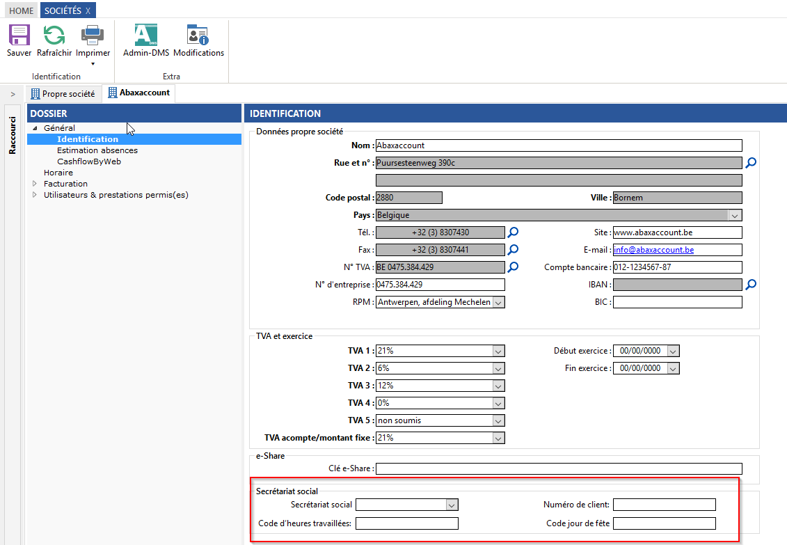 V7.5 Connection SD Worx Syneton