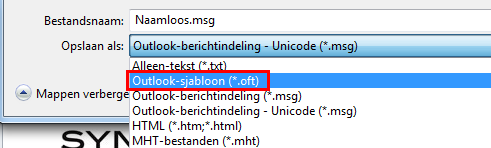 SCE sjabloon voor e-mail