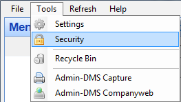Admin-DMS security